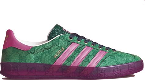 gucci adidas gazelle green